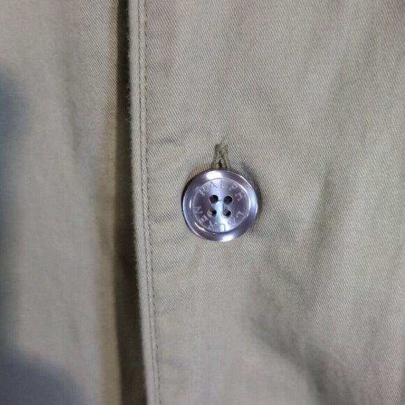 Polo Ralph Lauren Sleep Shirt Pajama Top Mens  M Long Sleeve Sleepwear Button Up - Picture 5 of 10